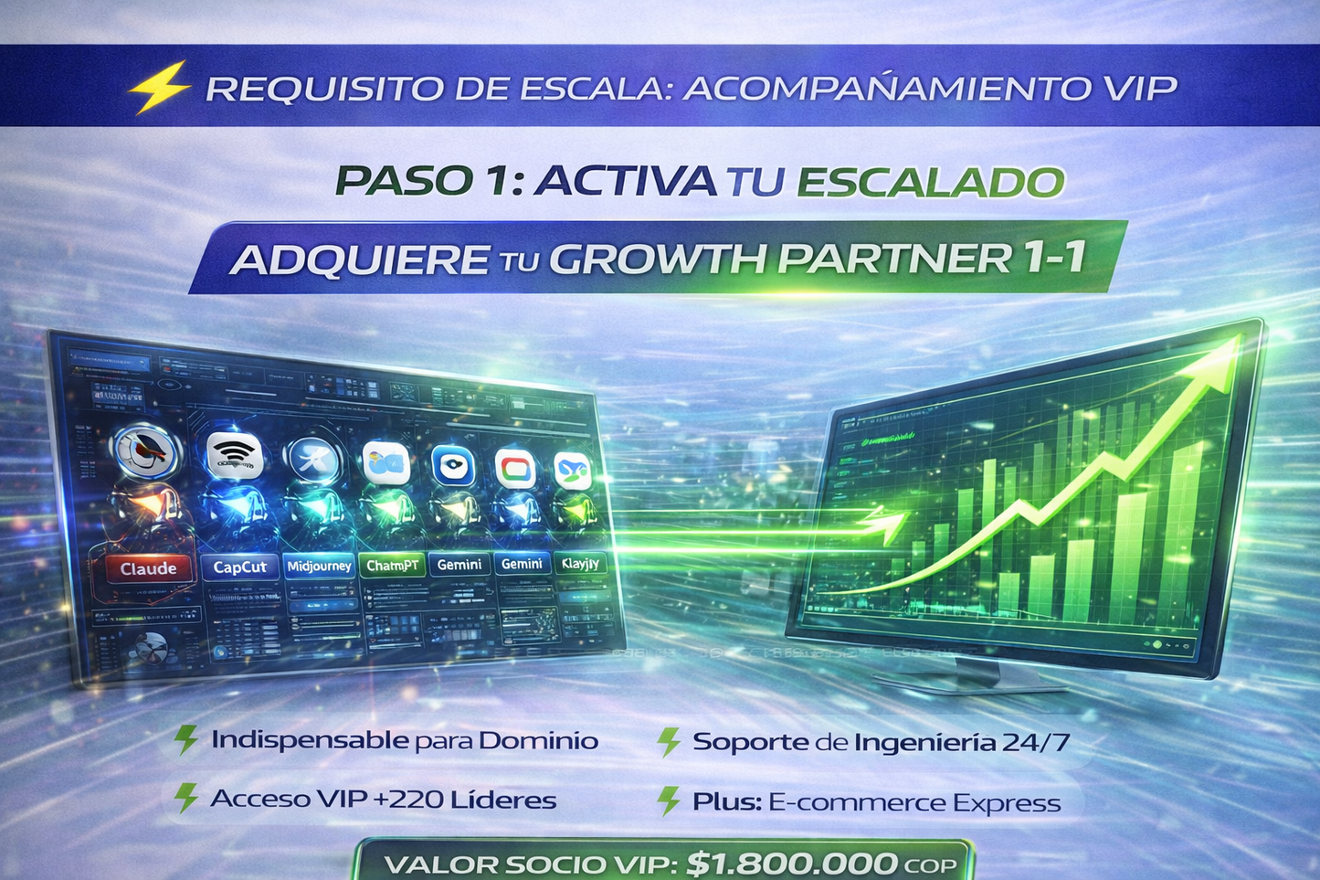 Combo 3 Herramientas de IA | Elige 3 plataformas para estudiar, crear y trabajar